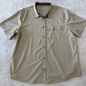 Avalanche Mens XXL Short Sleeve Button Up‎ Shirt Casual Travel Work Outdoor